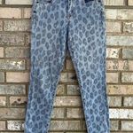 BLANK NYC  Mid Rise Skinny The Bond Wild Side Size 26 Animal Leopard Denim Jeans Photo 0
