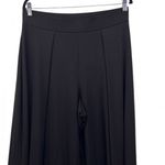 EXPRESS  Womens Wide Leg Pull Up‎ Pants Size L Capsule Stretchy Knit Timeless Photo 2