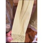 Cache  Women's M Green V-Neck Knit Sweater Lace Trim Long Sleeve Casual Photo 5