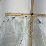 Madewell  Jeans Womens 31 Blue White Cadiz Wash Tapered Wide‎ Leg Denim Cotton Photo 11