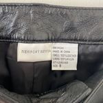 Newport News  Black 100% Leather Pants Size 8 Photo 1