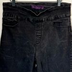 Gloria Vanderbilt Black Amanda Pull-On Jeans - Size: 14 Long Photo 2