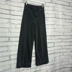 American Eagle  Baggy Wide Leg Black Pants Super High Rise Women’s 000 Retro Y2K Photo 1