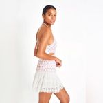 Love Shack Fancy NWT Kesia halter dress in Poppy Pink - size M - lace floral girly Photo 13