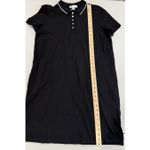 NEW Renuar Polo Dress Women Large Black Preppy Quiet Luxury Travel Minimal Photo 4