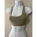 Mate the Label  Organic Cotton Stretch Sports Bra Sage EUC Size XS Photo 3