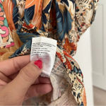 Farm Rio NWT  Bambina Floral Square Neck Elastic Back Tie Top Photo 3