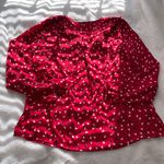 Liz Claiborne Heart Print Blouse Photo 9