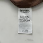 Reformation  Halter Knit Midi Dress Brown Size M Chic Cocktail Event party attire Photo 6