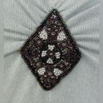 Dana Buchman  Vintage Y2K Aqua Cashmere Cap Sleeve Sweater w Beaded Neckline-M Photo 1