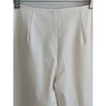 Cream Winter White High Waisted Trouser Straight Dress Pants Size 4 Photo 5
