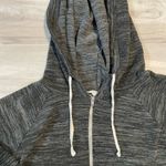 Caslon  Gray Zipper Up Hooded Sweatshirt- Size Small Photo 5