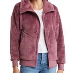 Spyder Womens L Bailey Faux Shearling Jacket in Tulipwood Purple NEW Photo 0