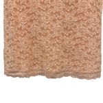 Bebe Y2K  barbiecore coquette vintage Lace High-Neck Key-Hole Mini Dress, Size M Photo 9