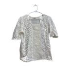 Anthropologie Meadow Rue Web of Lace Top Size M Photo 1