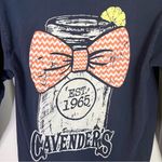 CAVENDER’S Navy Blue Mason Jar Long Sleeve Gildan Graphic T Photo 3