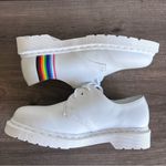 Dr. Martens Unisex 1461 Smooth White Leather Pride Oxford Size 8 or 7 #631 Photo 5