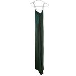 Alice + Olivia  Montana Cowl Neck Slip Gown Maxi Dress Deep Emerald Green Sz 8 Photo 3