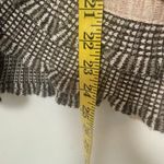 Chico's  Wool Cardigan Ruffled Trim Textured Knit Open Classic Career Sweater Lg Photo 5