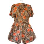 Revolve Lita By Ciara Animal Floral Print Utility Belted Romper Italy Sz S $348 Photo 10