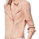 Lou & grey  size M peachy tan linen moto style jacket Photo 0