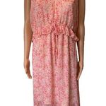 Versona  Pink Cottagecore Romantic Boho Ethereal Floral Empire Waist Hi Low Dress Photo 0