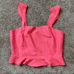 Neon pink crop top Photo 0