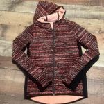 Nike Therma-Fit | Women's Red Orange Full Zip Fingerholes Hood Jacket Sz S Photo 0