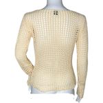 Urban Outfitters BDG Sweater Womens Small Cream Open Knit Casual Beach Bohemian Photo 3