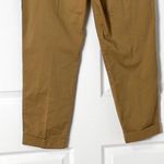 Bershka NWT Tan Cuffed Ankle Cropped Trouser Pants Photo 6