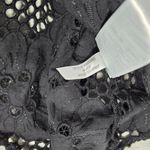 J.Crew  Fleur top in eyelet S Black NWT‎ Photo 4