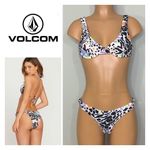 Volcom New animal print bikini set. Teeny Photo 1