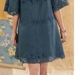 Sundance Orion Blue Anella Mini Eyelet Dress size Small Photo 1