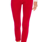 Rag and Bone  High Rise Skinny Pant in Fuschia Velvet, Size 25 Photo 0