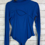 Princess Polly  Greaves Long Sleeve Bodysuit Cobalt Size 10 Photo 0