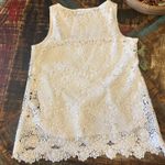 J.Jill Women’s Embroidered White Lace Sleeveless Blouse XS Photo 3
