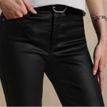 Banana Republic  Factory Black Coated High Rise Slim Jeans Photo 4