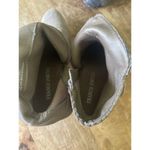 Franco Fortini  Ella Suede Leather Ankle Boots Taupe Fringe Block Heel Size 6 Photo 8