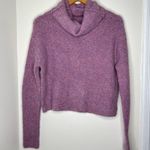 Free People Stormy Wool Blend Sweater Cowl Neck light purple Size Small Photo 2
