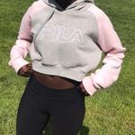 FILA USA Crop Cropped Hoodie Women’s Large Photo 0