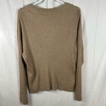 Sanctuary NWT Women’s Ribbed Cardigan Sweater Front Pockets Heather Truffle L Photo 3