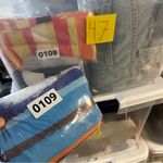 Tiger Mist  Striped Multicolor Blue Mini Skirt Swim Cover Up Women’s Size M Photo 6