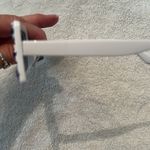 NWOT unbranded square white sunnies with blue star accents White Photo 4