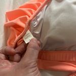 Target Restock LG orange ruffle bikini halter top Photo 4
