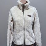 Columbia  Fire Side Sherpa Fleece Full Zip Jacket Cream Small Photo 0