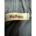 Madhappy  Women's Navy Blue High Rise Embroidered Tapered Jogger Sweat Pants XS Photo 4