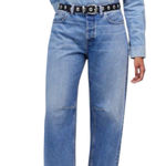 Madewell NWT The Tall Curvy Darted Barrel Leg Jeans Size 29T Dobbins Wash Blue Photo 0