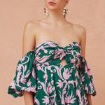 Keepsake WISTFUL MINI DRESS JADE BAROQUE Green Size M Photo 6