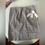 Tribal Gray Plaid Pencil Skirt Size 10 Photo 2