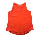 ALC Frank A.L.C. coral orange silk sleeveless top Photo 8